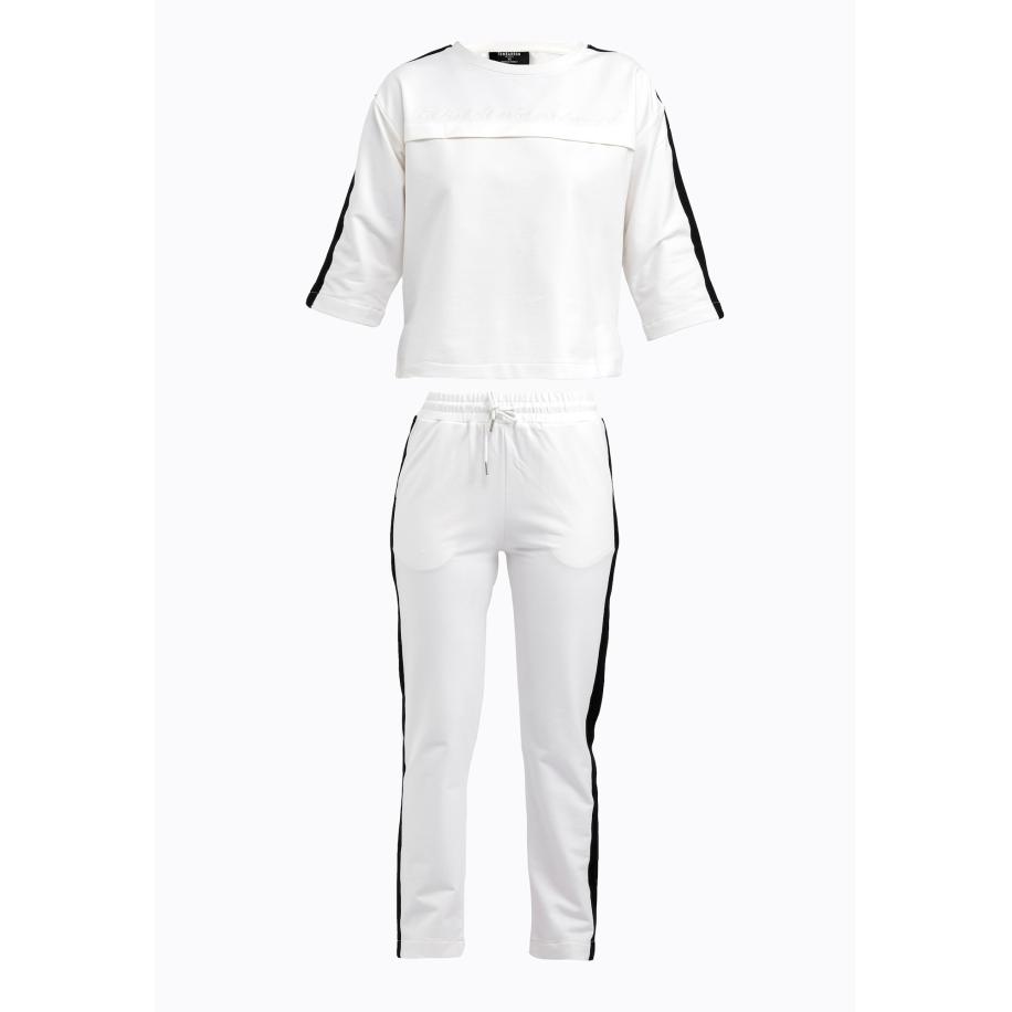 Tom Barron Tom Barron Trainingspak ecru -