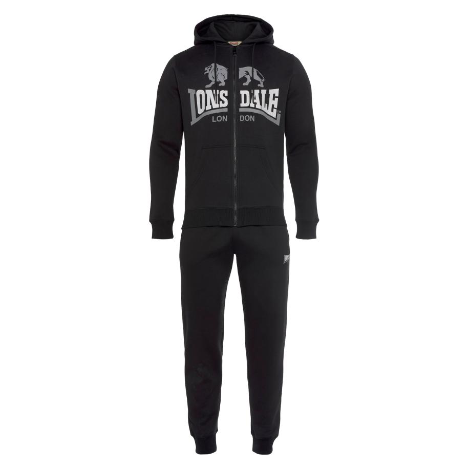 Lonsdale LONSDALE Joggingpak grijs / zwart / wit -