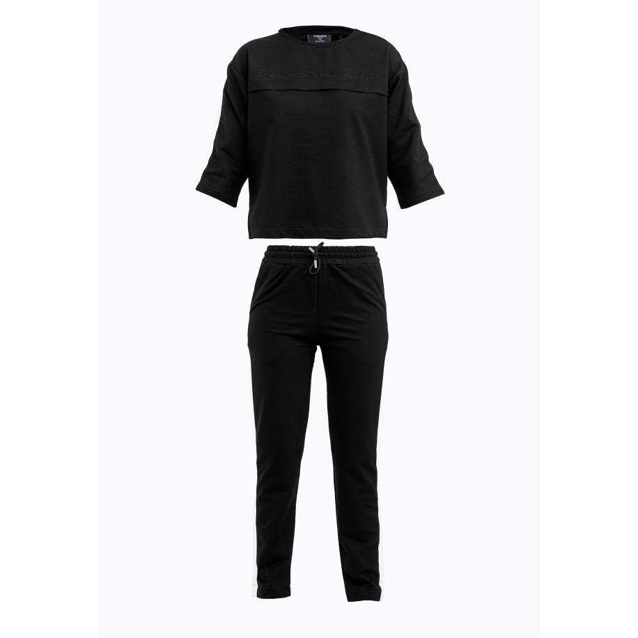 Tom Barron Tom Barron Trainingspak zwart -