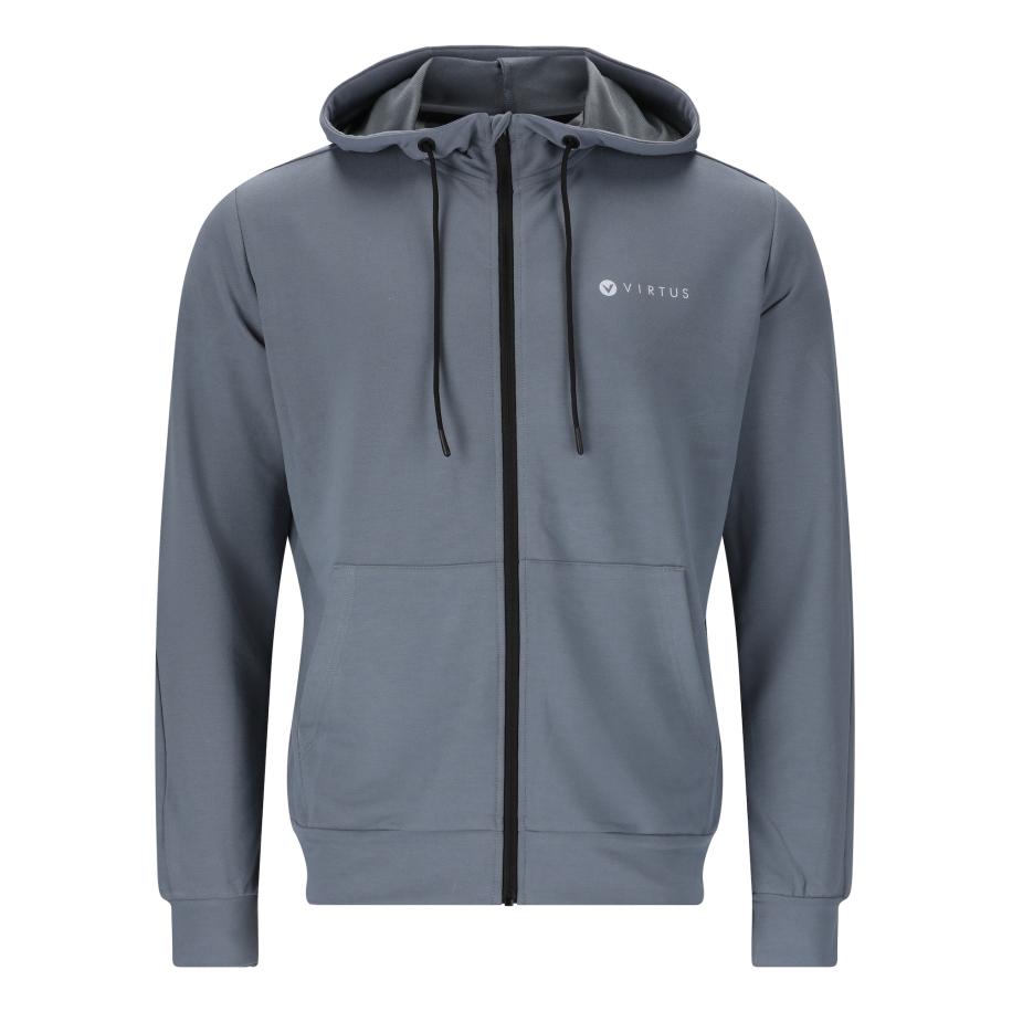 Virtus Virtus Sportsweatvest Brent donkergrijs -