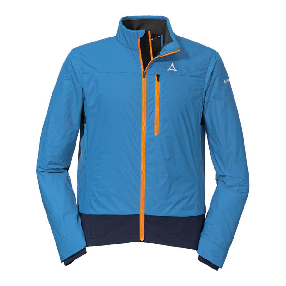 Schöffel Schöffel Sportjas Rugged blauw / navy / oranje / wit -