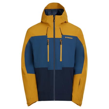 Fundango Outdoorjas Nelson Allmountain blauw / bruin