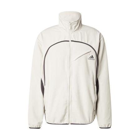 Adidas ADIDAS ORIGINALS Funktionele fleece-jas ivoor / donkergrijs