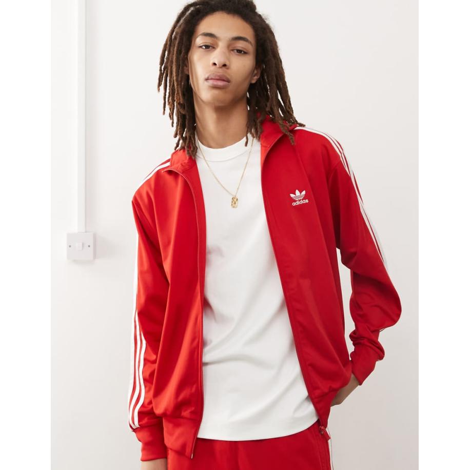 adidas Originals Firebird Trainingstop in rood Rood