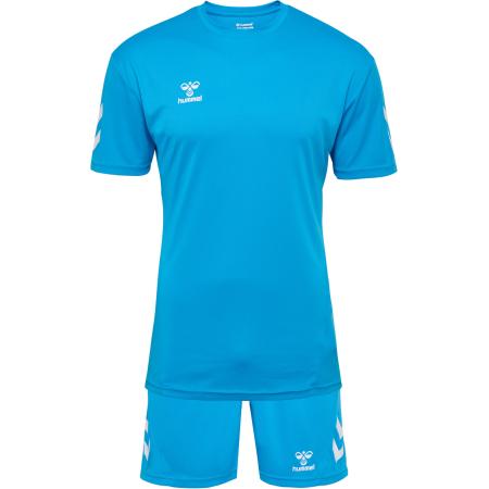 Hummel Hummel Trainingspak cyaan blauw / wit