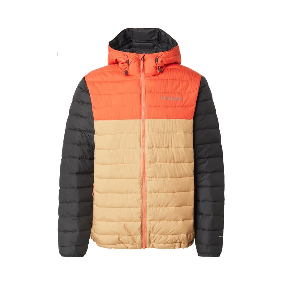 Columbia COLUMBIA Outdoorjas Powder Lite II beige / oranje / zwart -