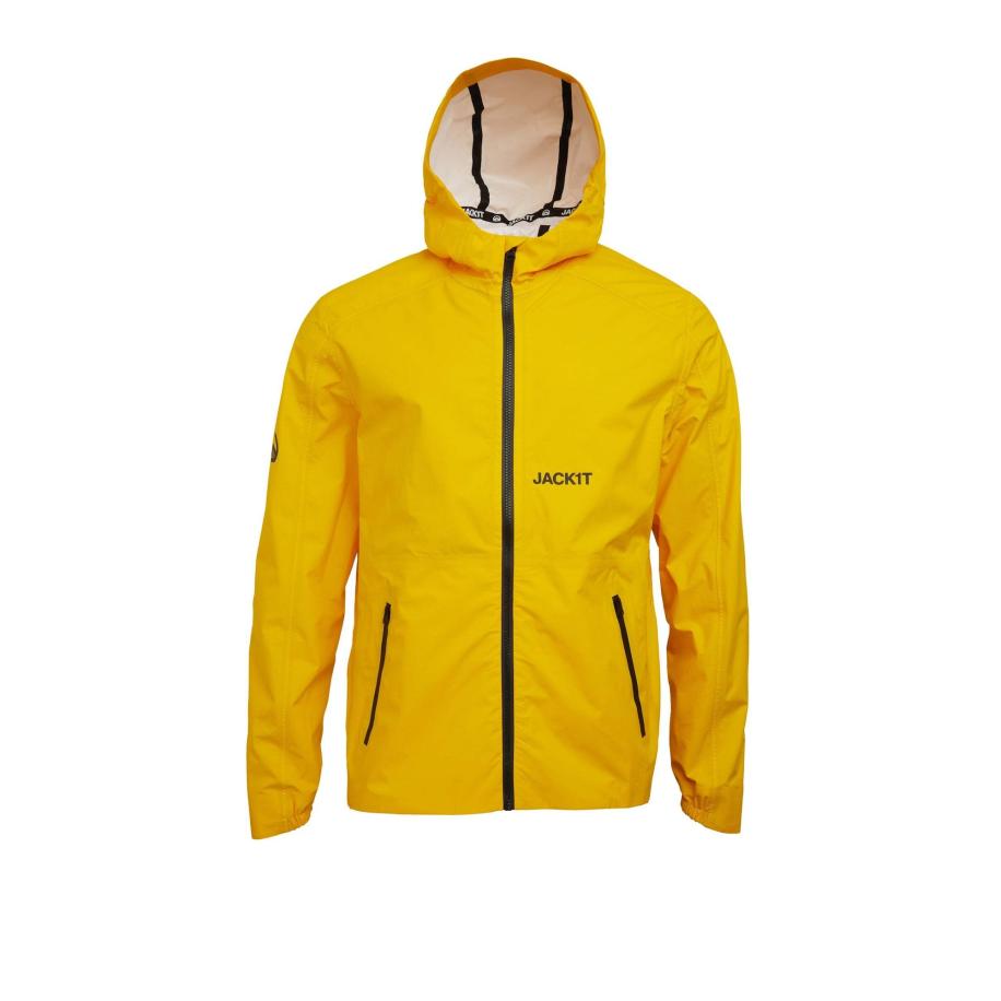 JACK1T JACK1T Outdoorjas Levitate Regenjacke geel -