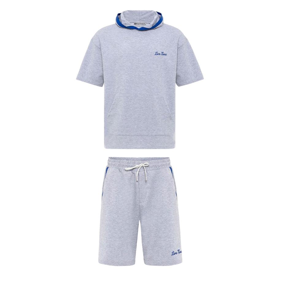 Dandalo Dandalo Joggingpak blauw / grijs gemêleerd -