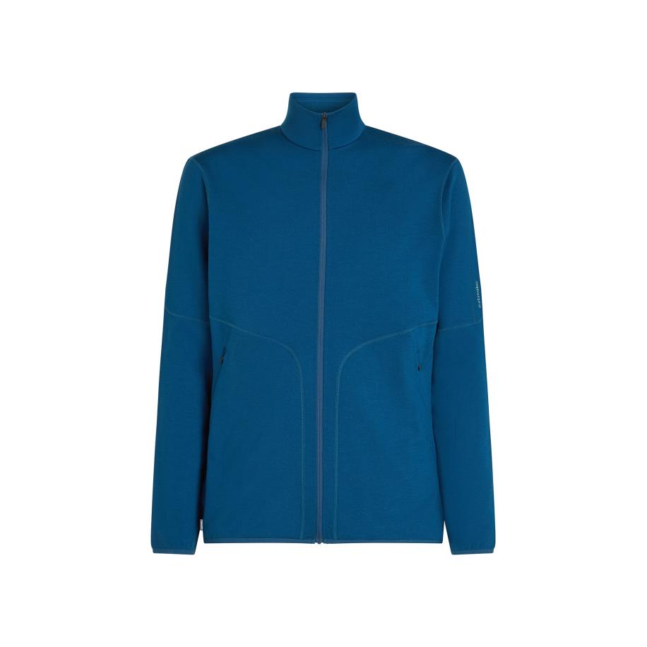 Icebreaker ICEBREAKER Funktionele fleece-jas blauw -