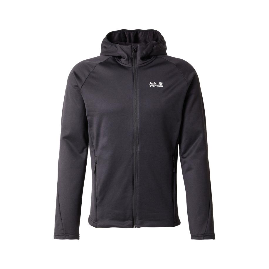 Jack Wolfskin JACK WOLFSKIN Funktionele fleece-jas PEAK DISTRICT zwart / wit -