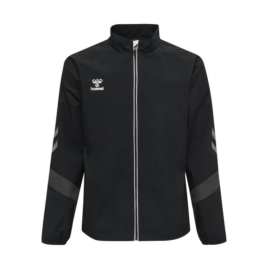 Hummel Hummel Trainingsjack Lead grijs / zwart / wit -