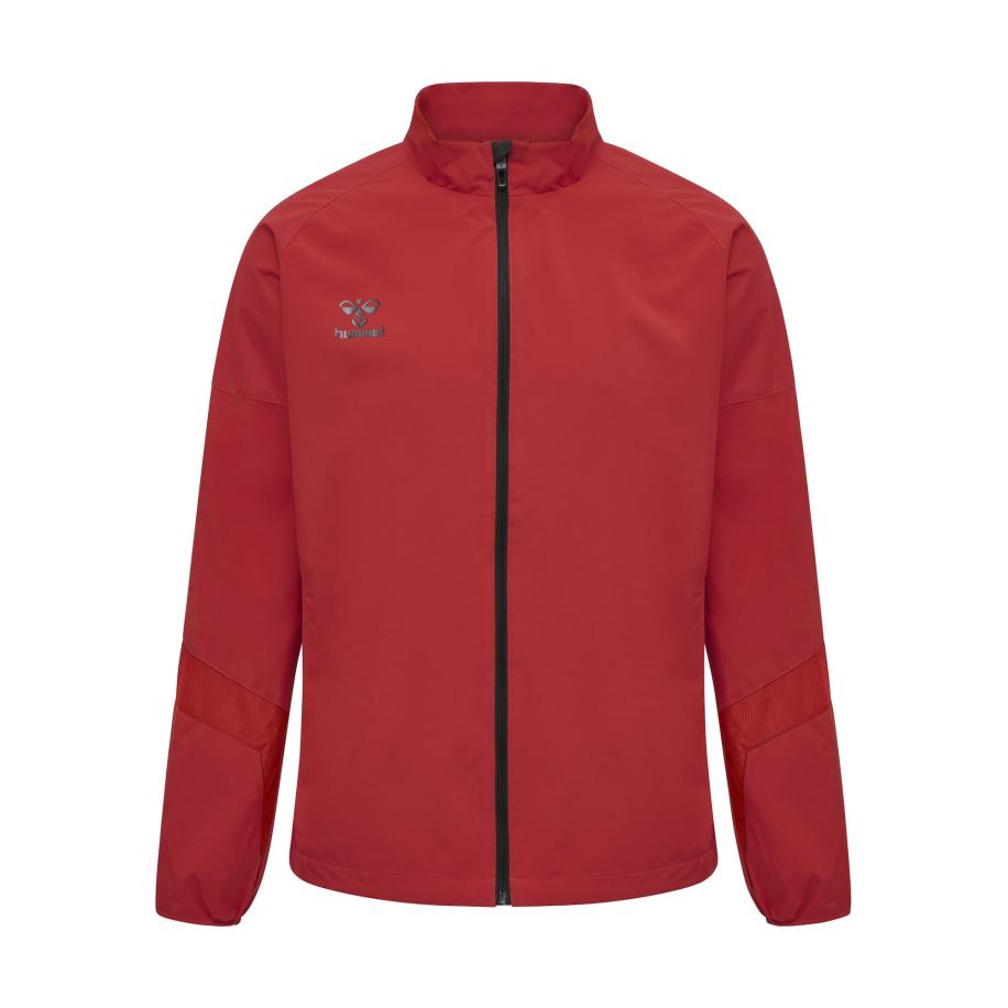 Hummel Hummel Trainingsjack Lead donkergrijs / donkerrood / zwart -