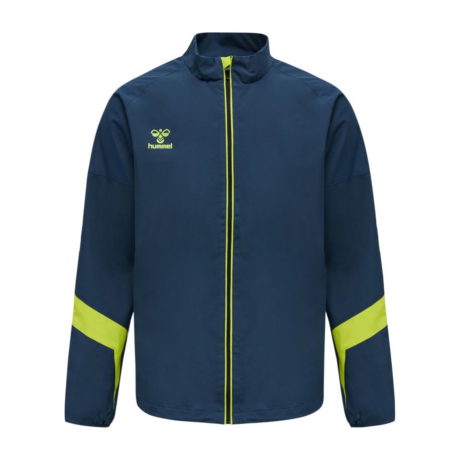 Hummel Hummel Trainingsjack Lead marine / limoen -
