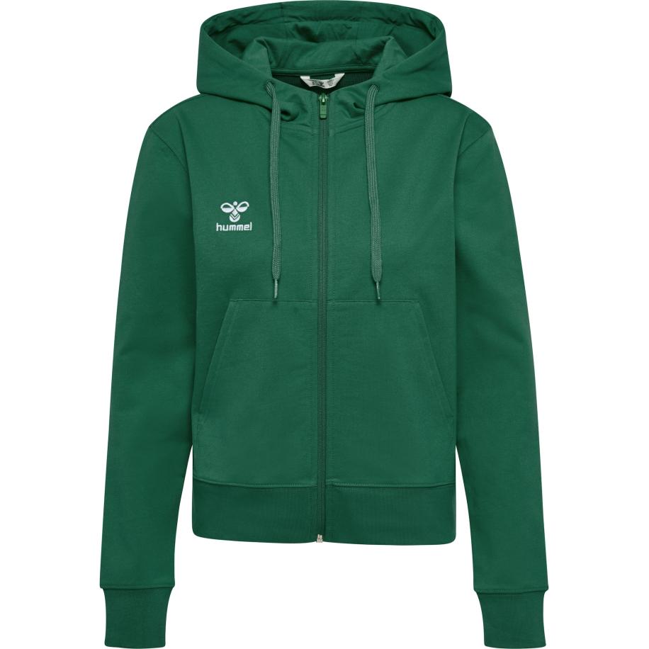 Hummel Hummel Sportief sweatvest GO 2.0 donkergroen / wit -