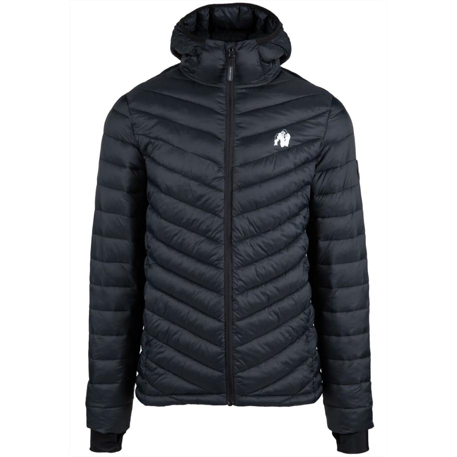 Gorilla Wear Gorilla Wear Sportjas Osborn zwart / wit -