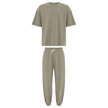 Dandalo Dandalo Joggingpak olijfgroen