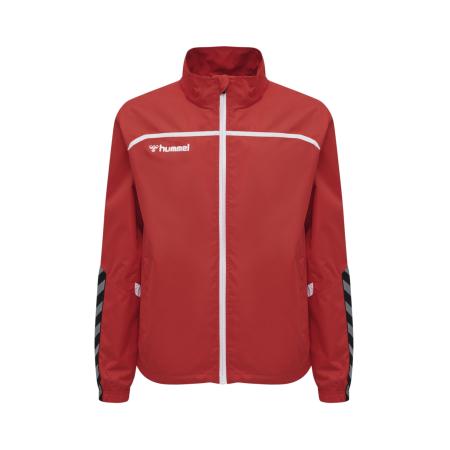 Hummel Hummel Trainingsjack Authentic grijs / rood / zwart / wit