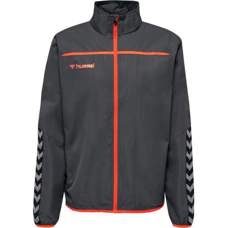 Hummel Hummel Trainingsjack Authentic grijs / antraciet / oranje / zwart