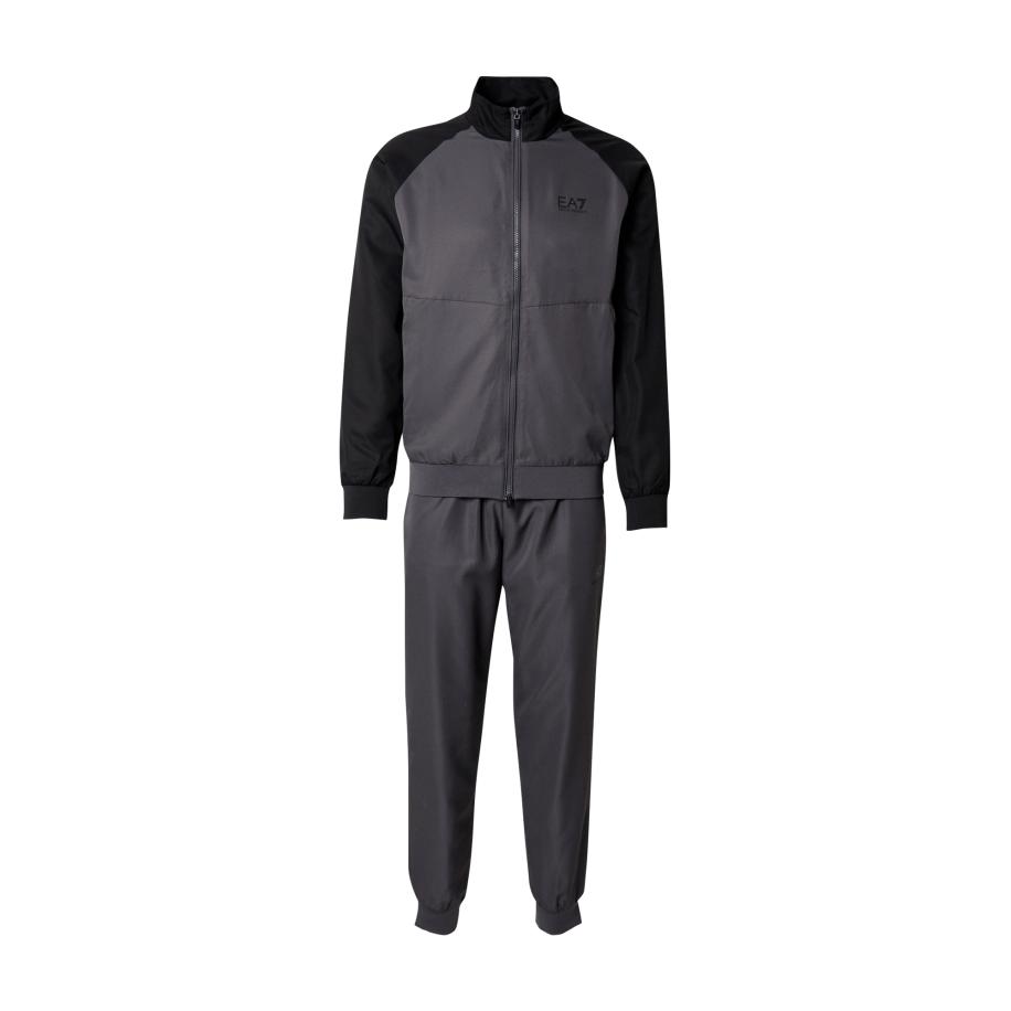 Emporio Armani EA7 Emporio Armani Trainingspak donkergrijs / zwart -