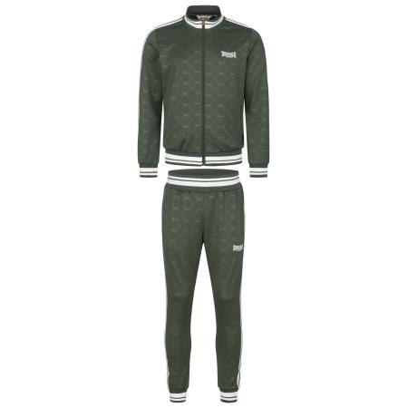 Lonsdale LONSDALE Joggingpak Ashwell olijfgroen / donkergroen / gemengde kleuren / wit