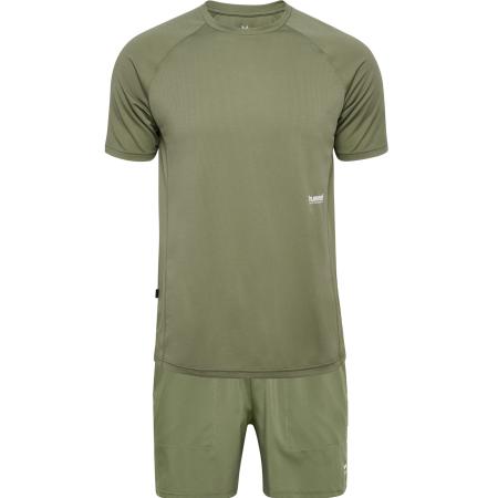 Hummel Hummel Trainingspak Pulse olijfgroen / wit