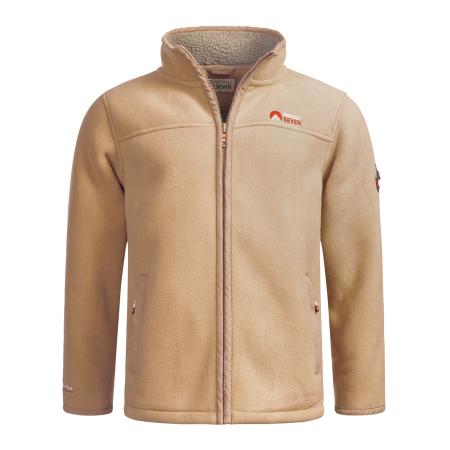 Arctic Seven Arctic Seven Funktionele fleece-jas Zeroo donkerbeige / rood / zwart
