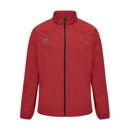 Hummel Hummel Trainingsjack Lead donkergrijs / donkerrood / zwart