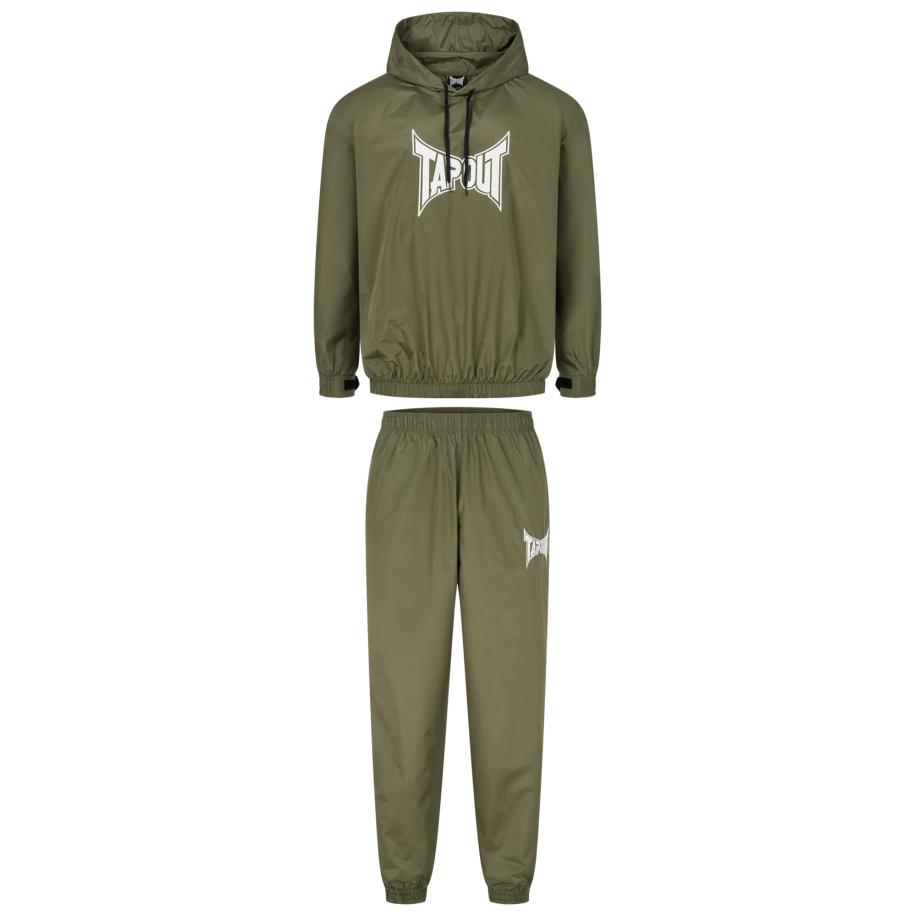 Tapout Tapout Joggingpak Terraza olijfgroen / wit -