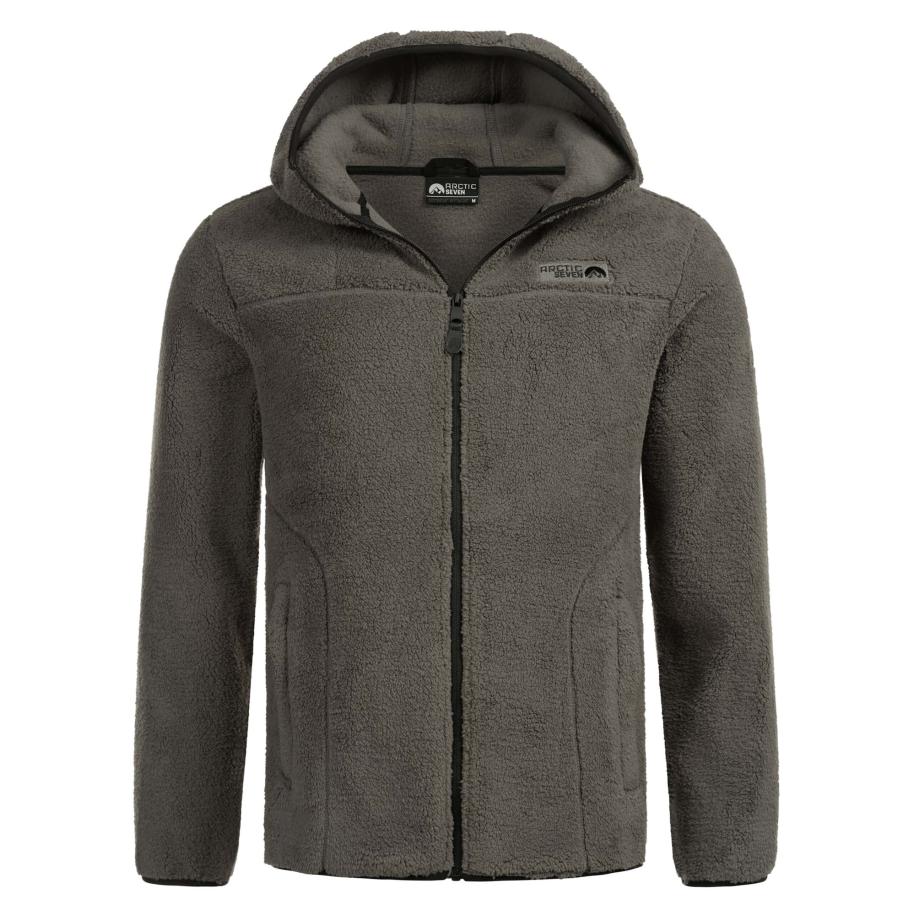 Arctic Seven Arctic Seven Funktionele fleece-jas AS413 donkergrijs -