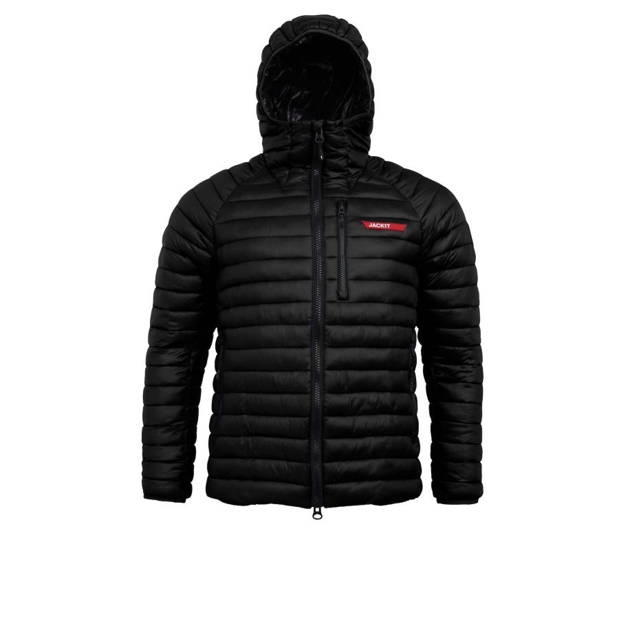 JACK1T JACK1T Outdoorjas SATEL1TE Kapuzen-Daunenjacke 2.0 zwart -