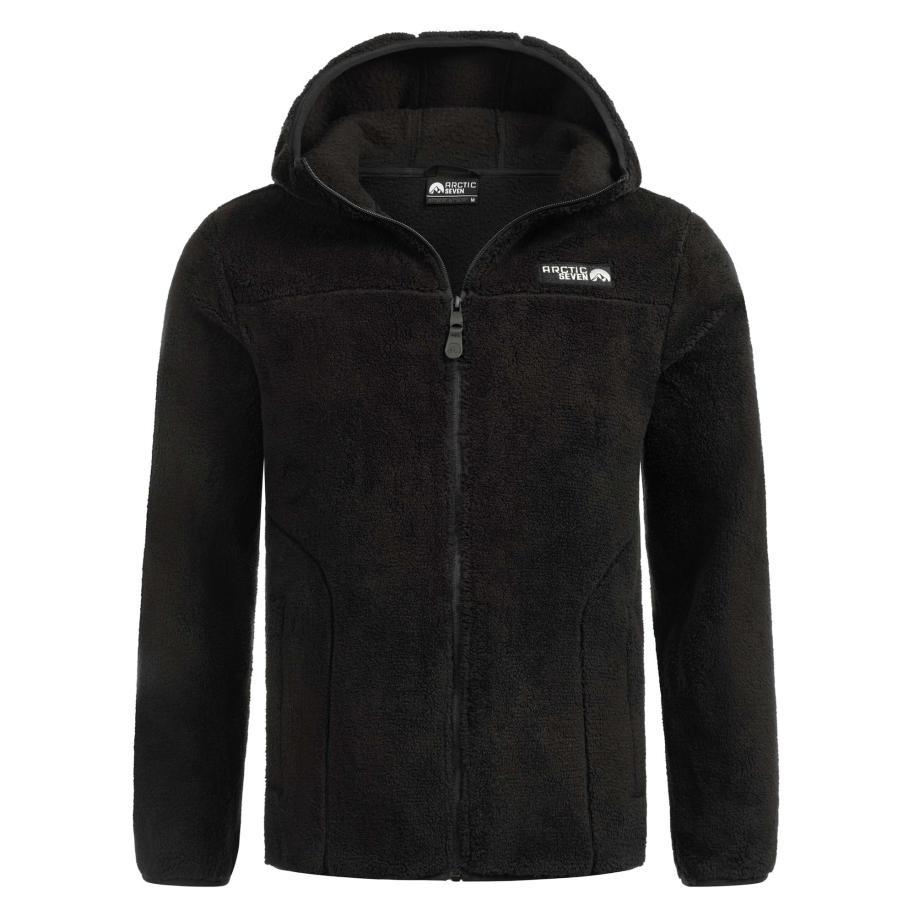 Arctic Seven Arctic Seven Funktionele fleece-jas AS413 zwart / wit -