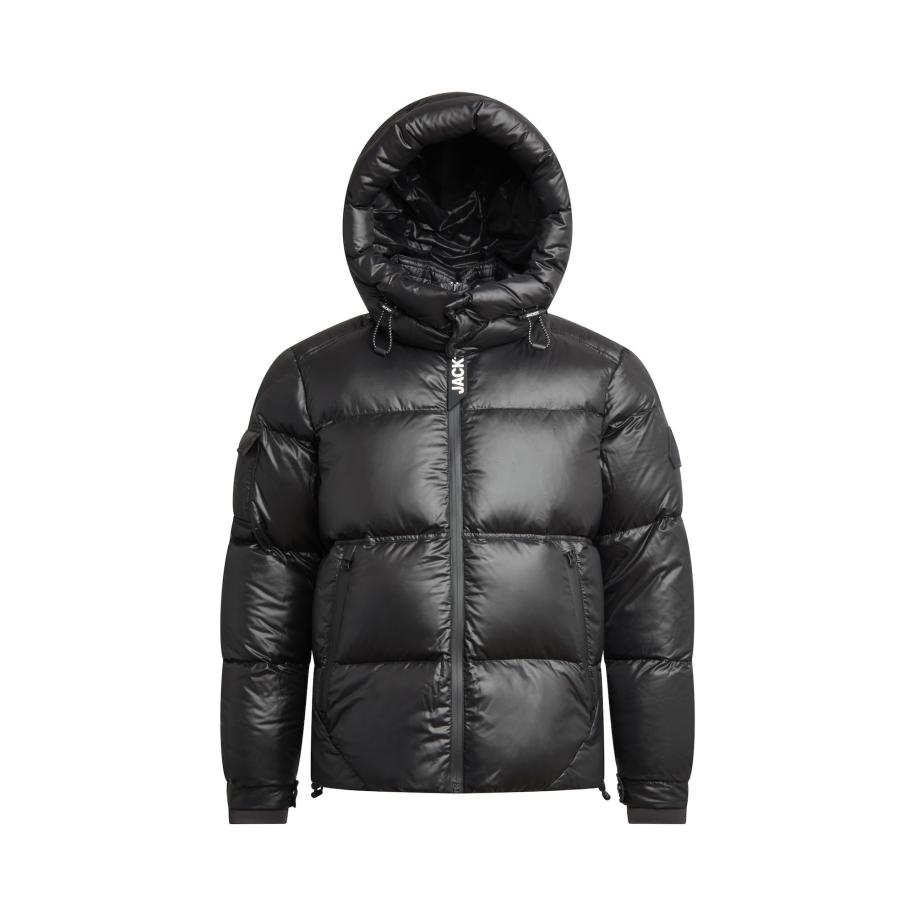JACK1T JACK1T Outdoorjas EZ Water Puffer Racer zwart -