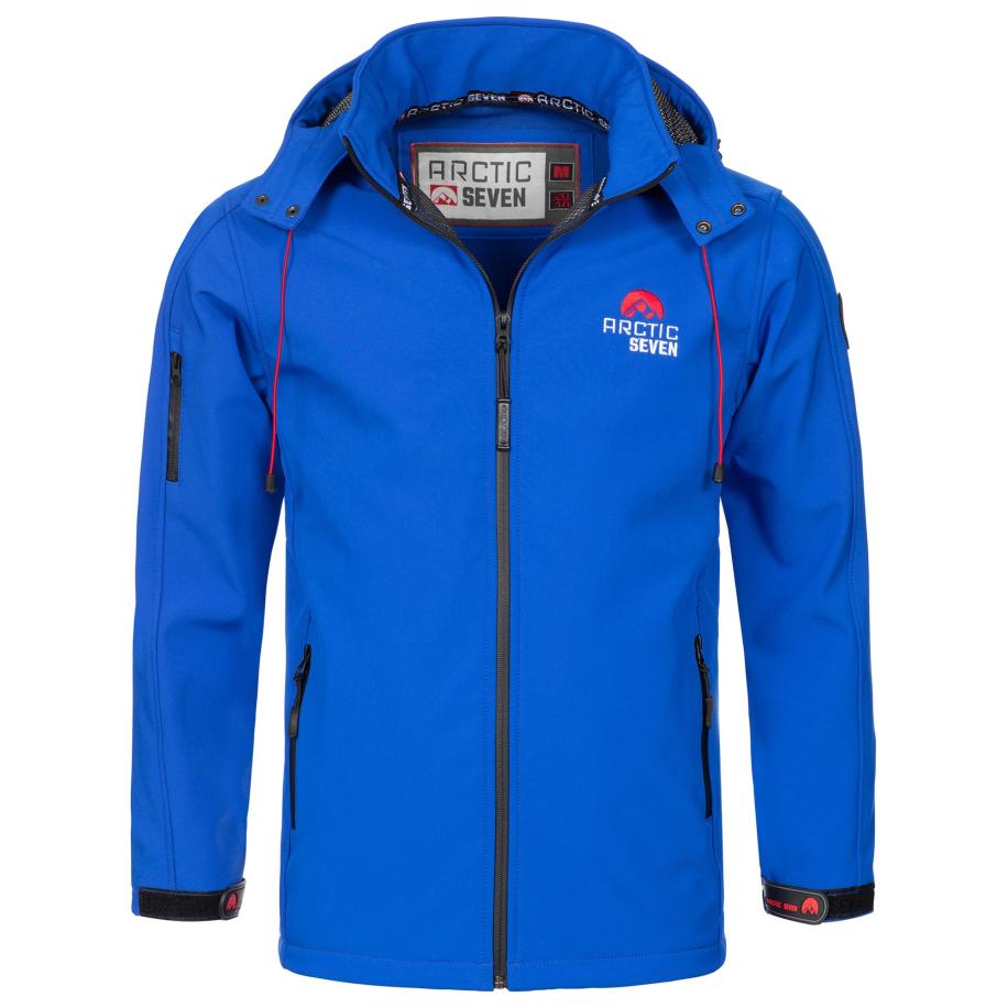 Arctic Seven Arctic Seven Functionele jas royal blue/koningsblauw / grenadine / wit -