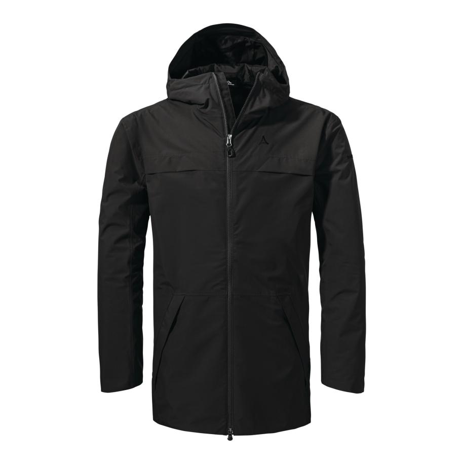 Schöffel Schöffel Outdoorjas Urban Parka Style Bohorok MNS zwart -