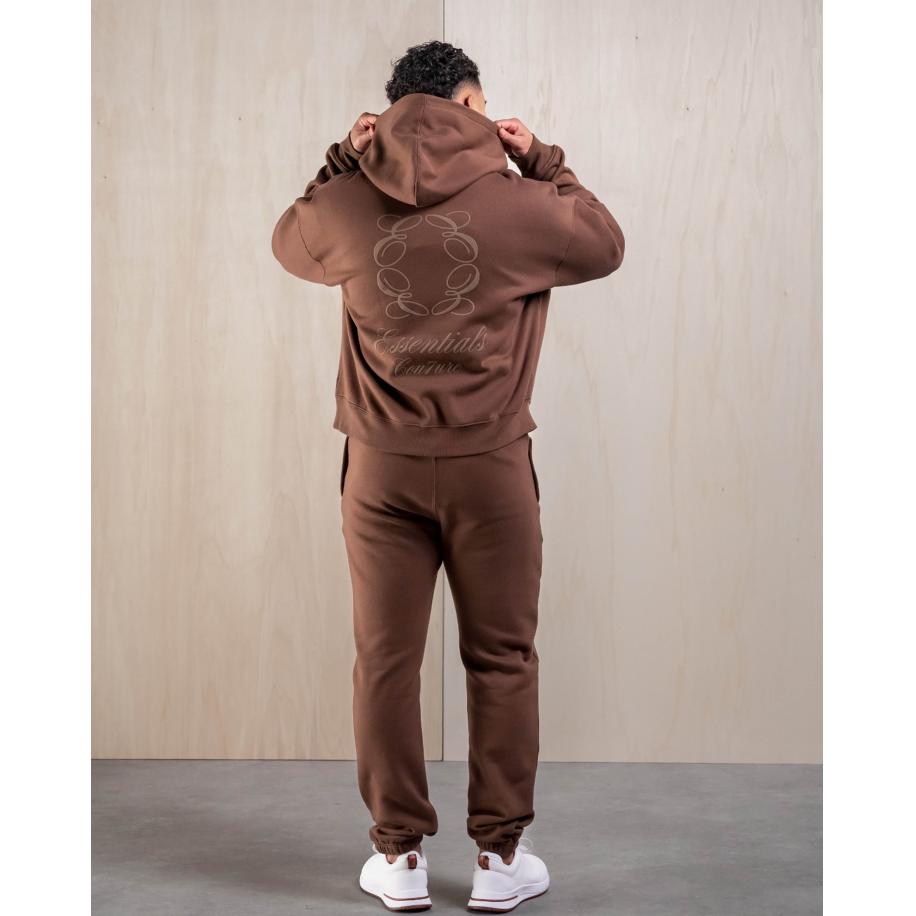 Cou7ure Essentials Classic Logo Trainingspak Bruin