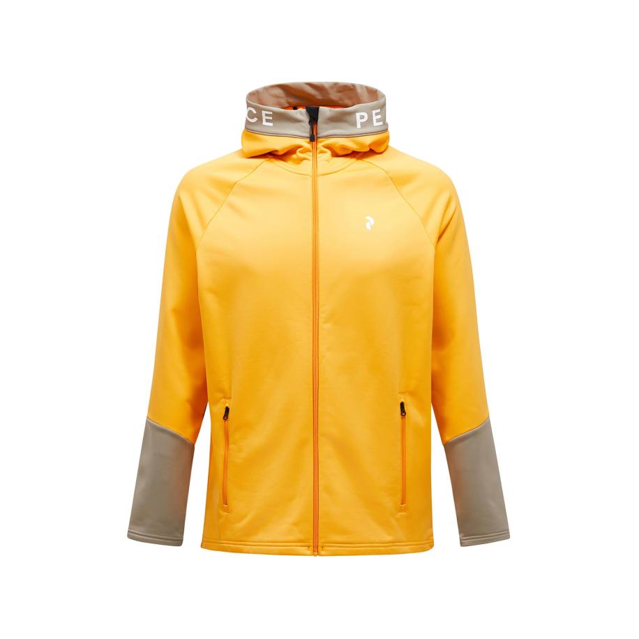 Peak Performance PEAK PERFORMANCE Funktionele fleece-jas oranje -