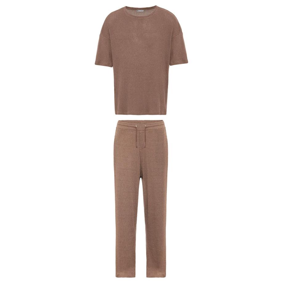 Dandalo Dandalo Joggingpak bruin -