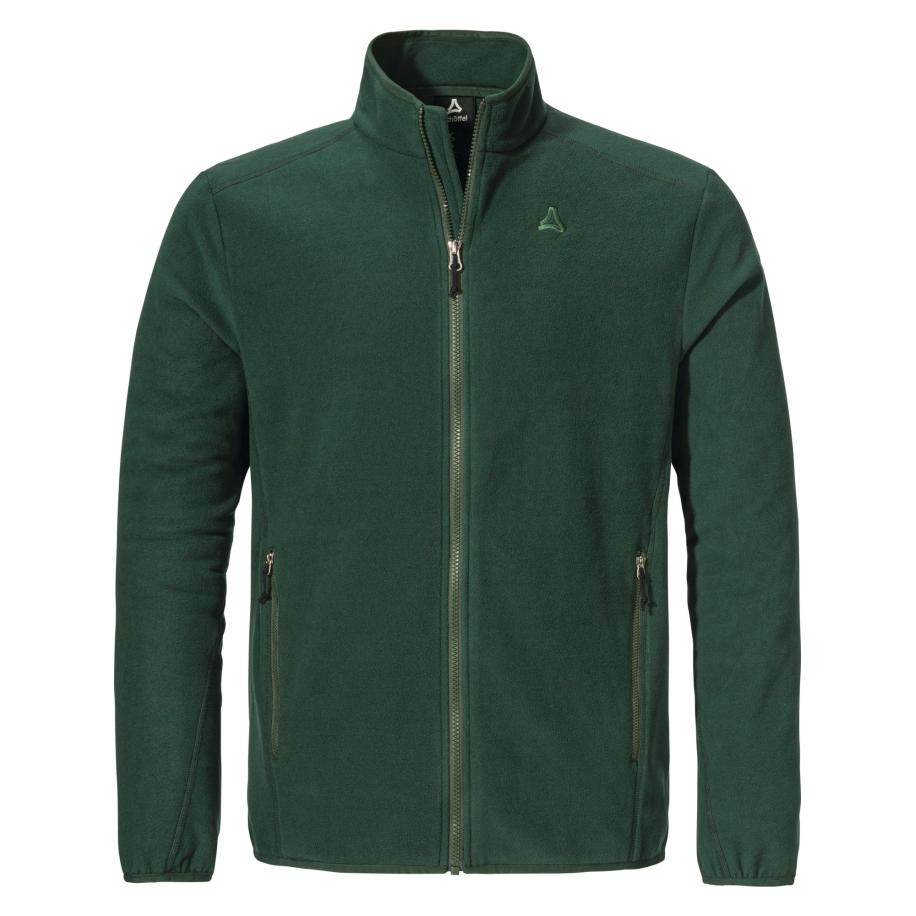 Schöffel Schöffel Funktionele fleece-jas Hiking Fleece Jk Style Ash MNS groen -