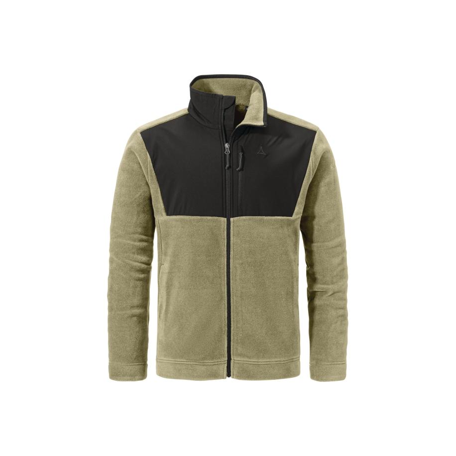 Schöffel Schöffel Funktionele fleece-jas Gregale kaki / zwart -