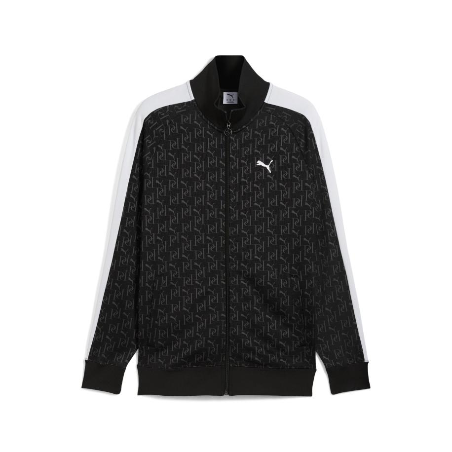 Puma PUMA Trainingsjack T7 grijs / zwart / offwhite -