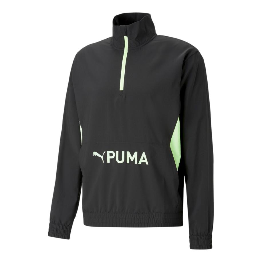 Puma PUMA Sportjas neongroen / zwart -