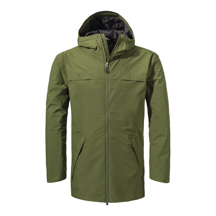 Schöffel Schöffel Outdoorjas Urban Parka Style Bohorok MNS groen -