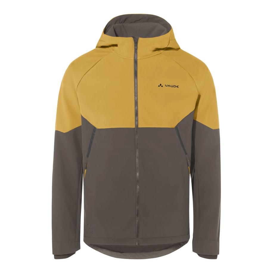 Vaude VAUDE Outdoorjas Qimsa mosterd / donkergrijs -