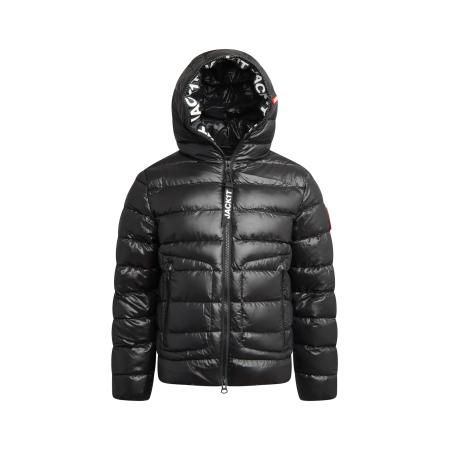 JACK1T JACK1T Outdoorjas R4D Tramline Puffer Racer Lux zwart