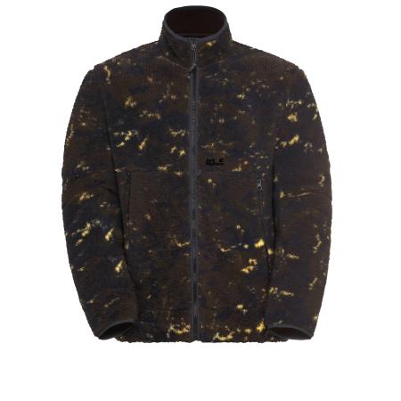 Jack Wolfskin JACK WOLFSKIN Funktionele fleece-jas bruin / kaki / zwart