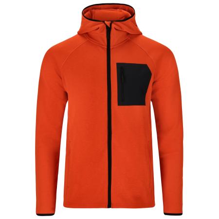 ENDURANCE ENDURANCE Funktionele fleece-jas Deerto donkeroranje / zwart