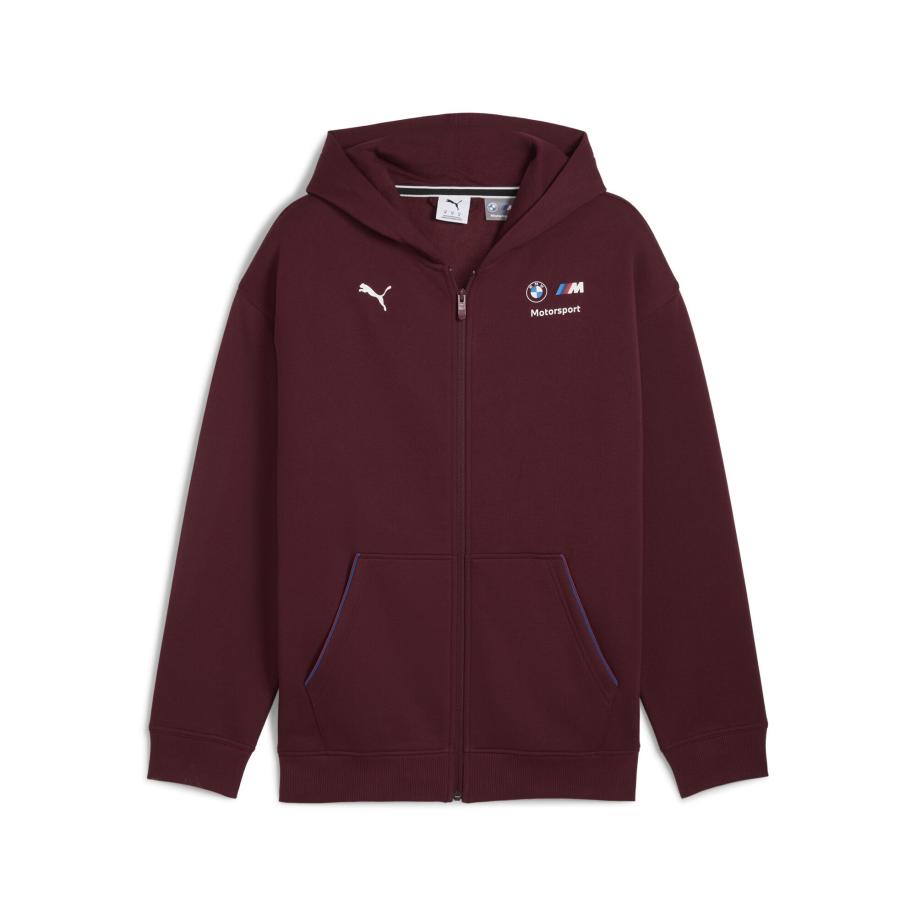 Puma PUMA Sportsweatvest bordeaux / wit -