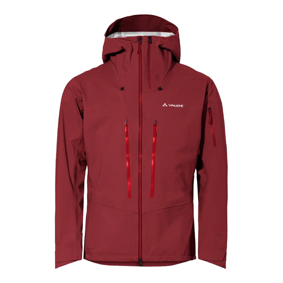 Vaude VAUDE Outdoorjas Monviso bourgogne / wit -