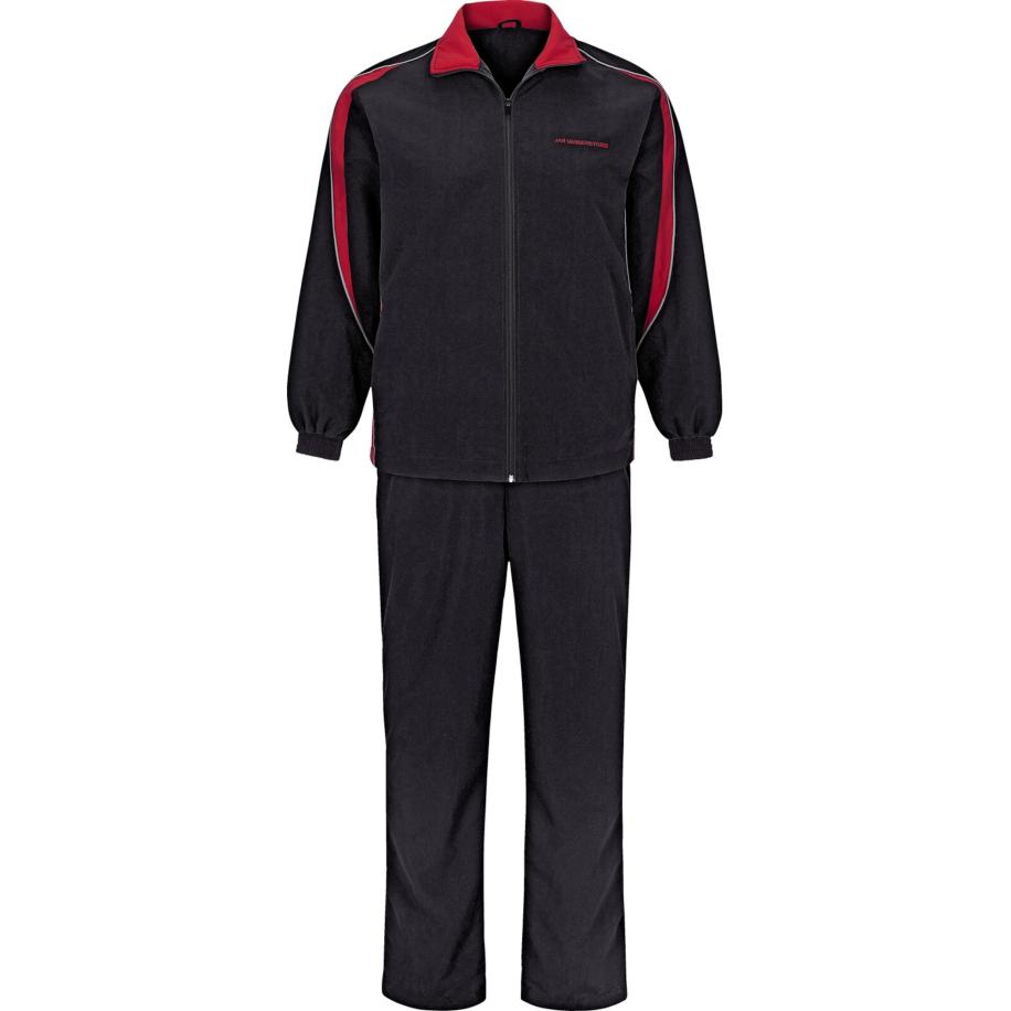 jan vanderstorm Jan Vanderstorm Joggingpak Eirik rood / zwart -