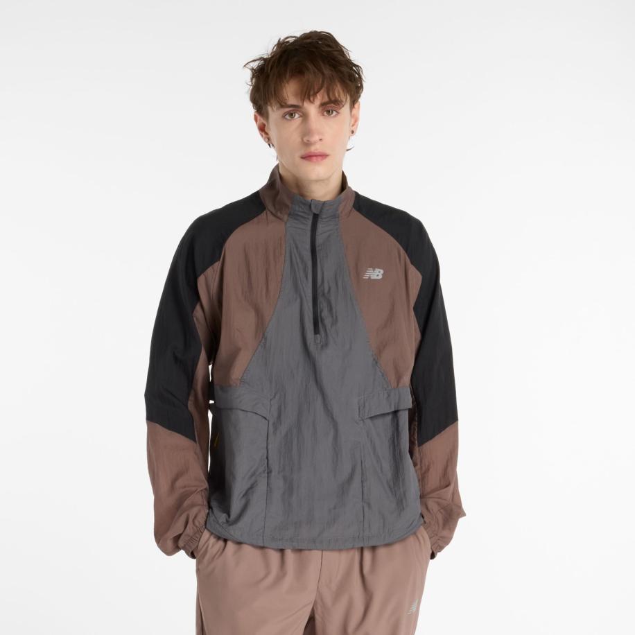 New Balance new balance Sportjas Better Run bruin / grijs / zwart -
